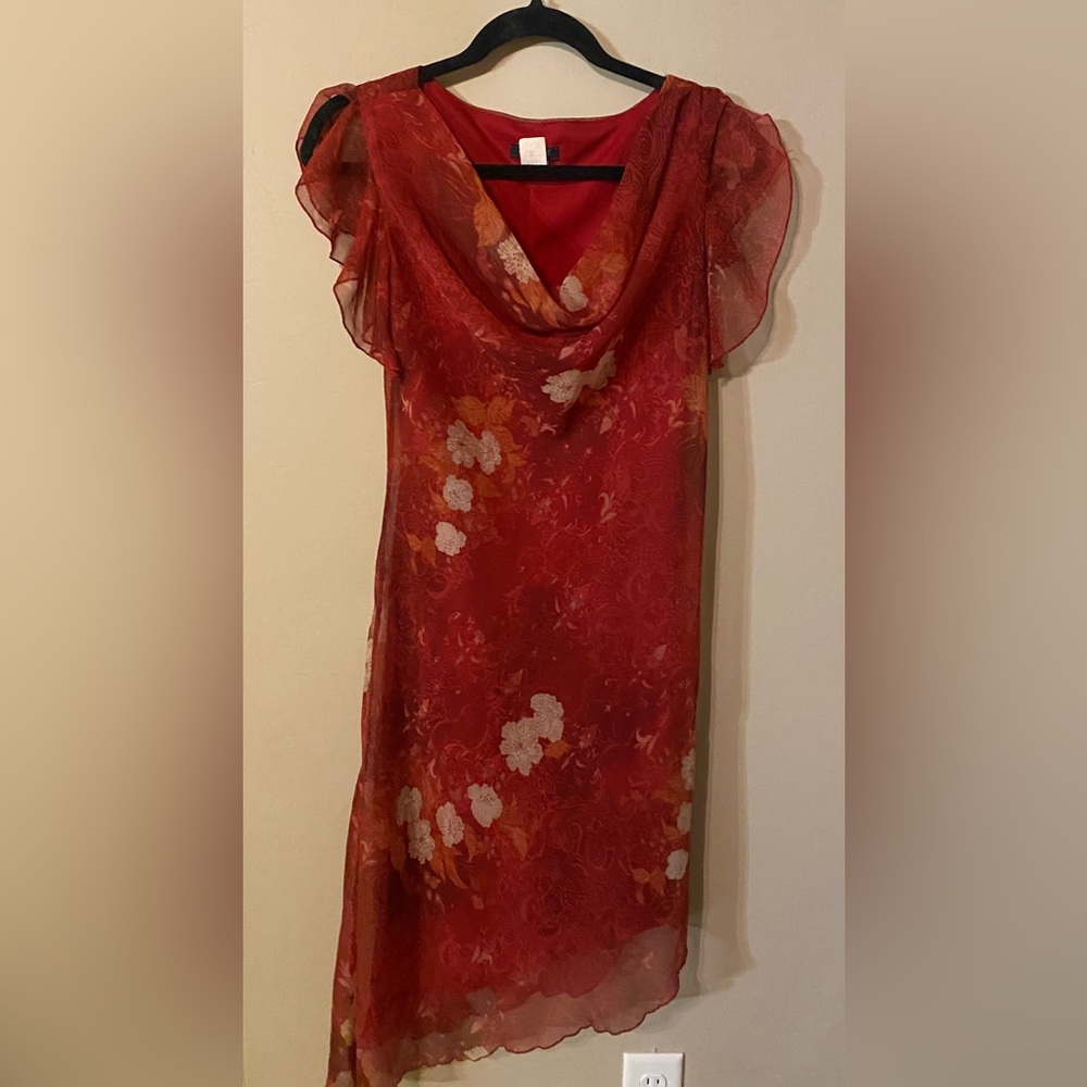 Floral Y2K A line dress
